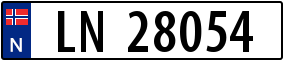 Truck License Plate